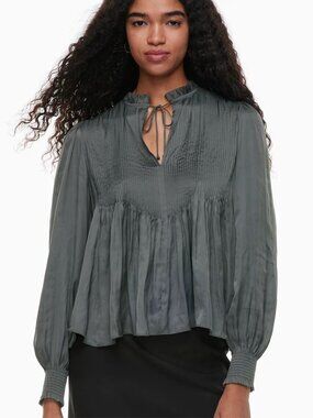 Wilfred Milou Blouse - Charcoal Grey XS